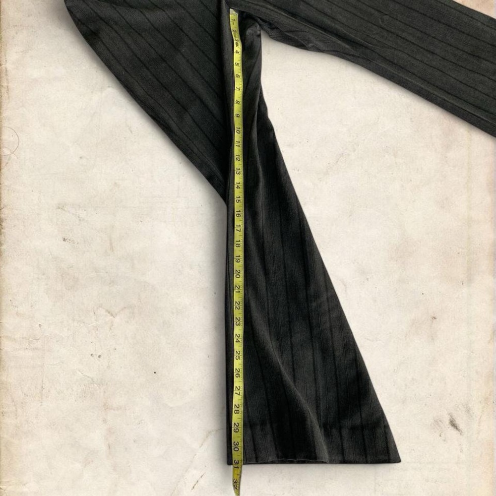 Alfani Charcoal Pinstripe Trousers - Picture 4 of 8
